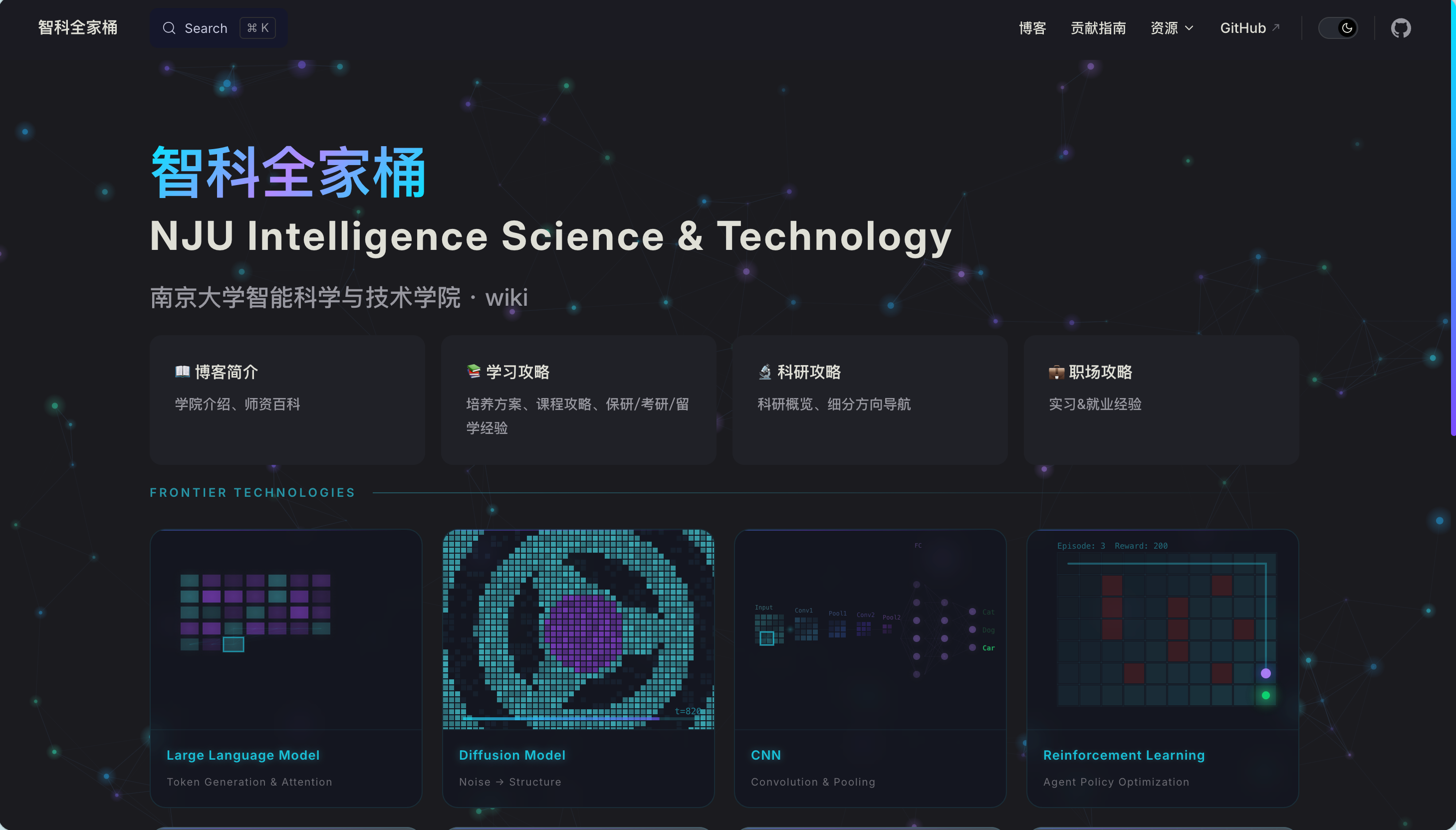 智科全家桶网站界面